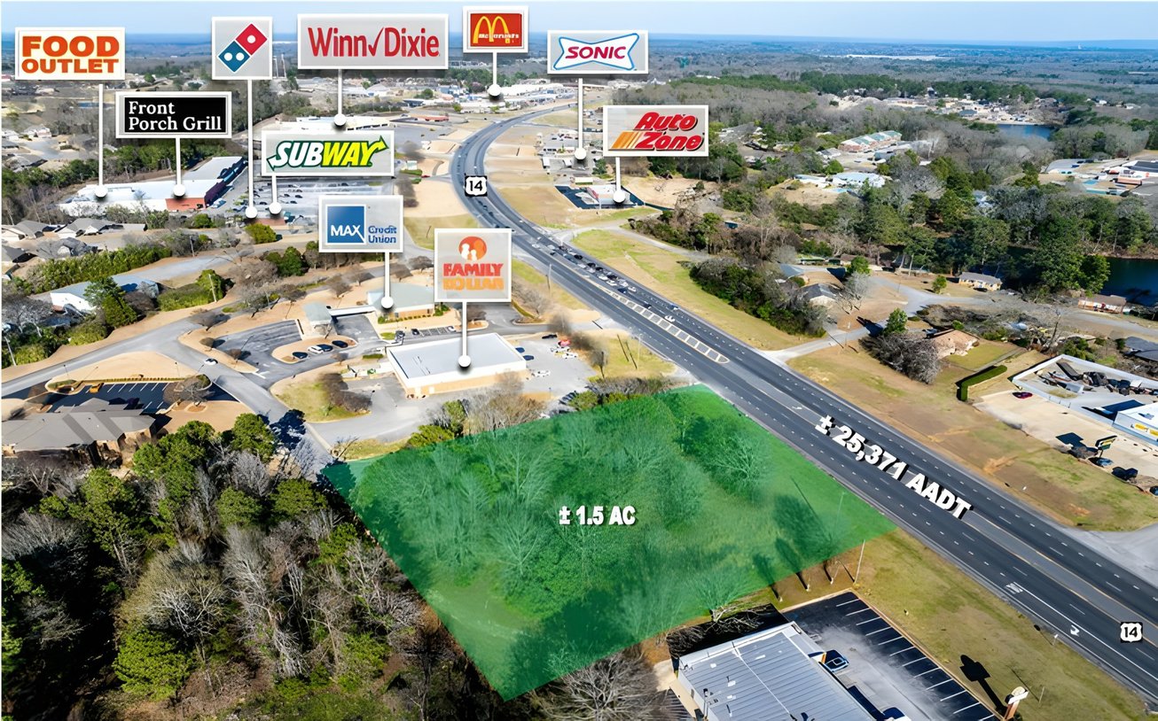 1 5 ACRES HIGHWAY, 14, Millbrook, AL, For Sale, Image-2