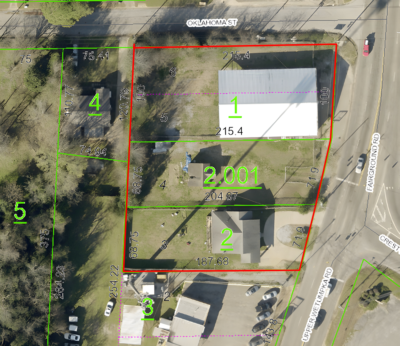 2535-2539 Upper Wetumpka Rd & 2545 Fairground Rd Land/Development
