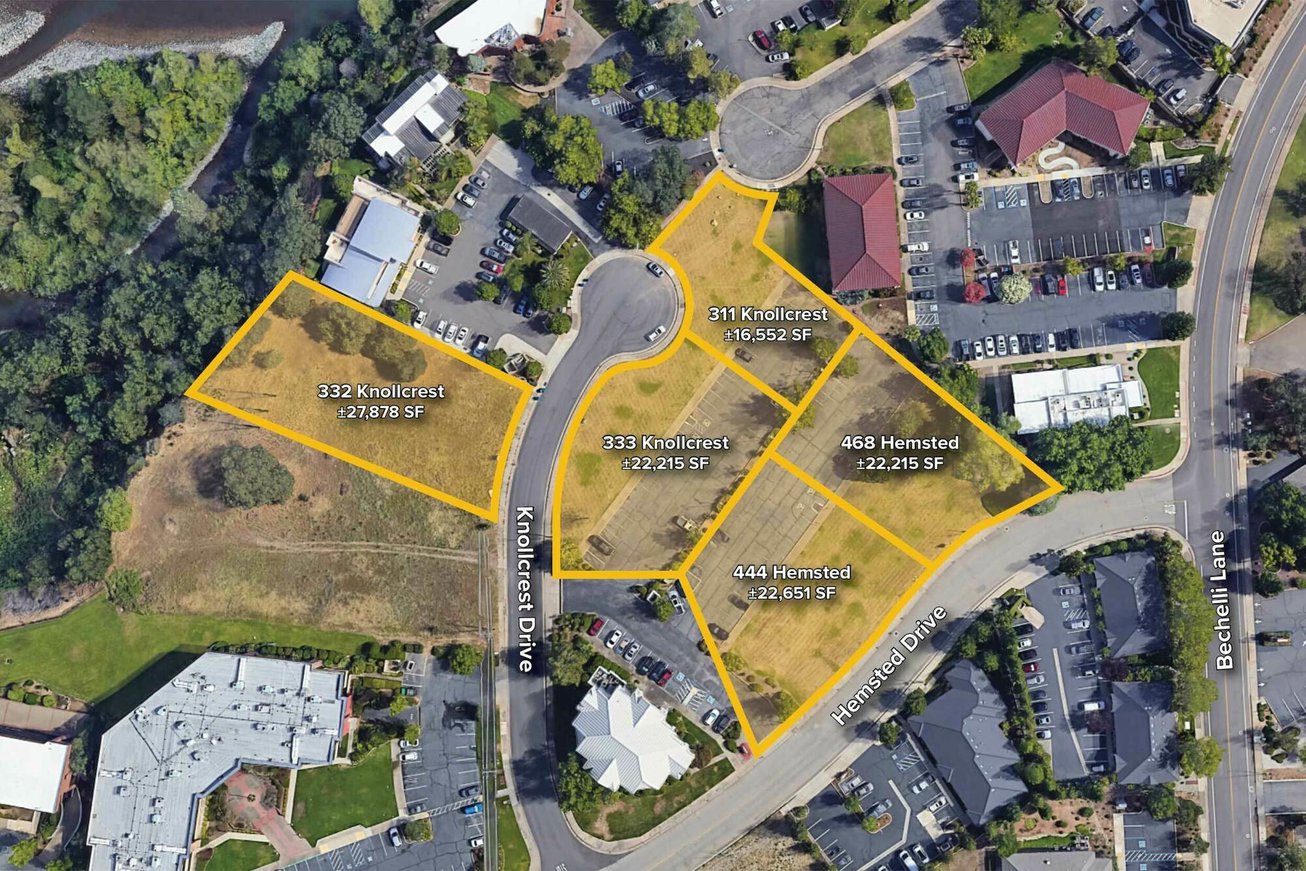 311, 332, 333 Knollcrest Drive and 444, 468 Hemsted Drive, Redding, CA, For Sale, Image-1