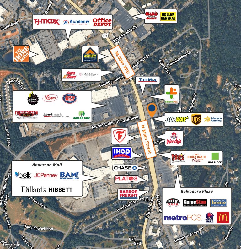 3308 North Main Street, Anderson, SC, For Lease, Image-1