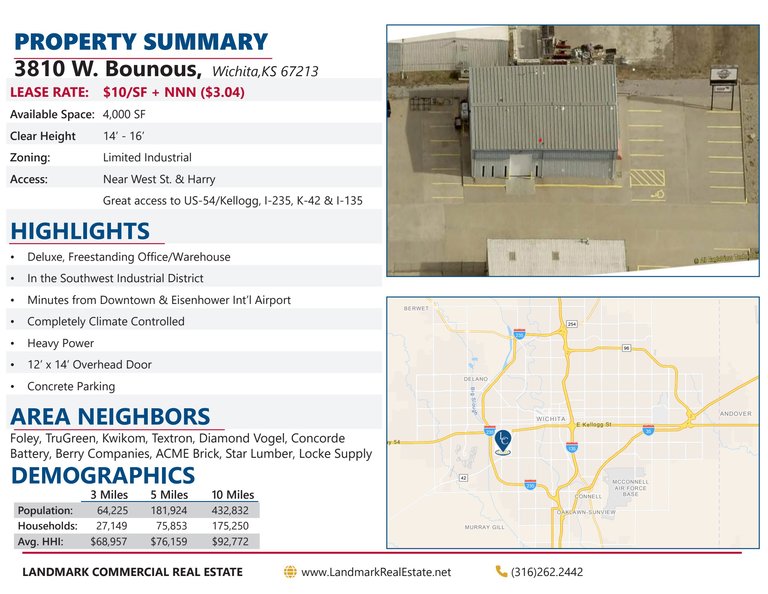3810 W. Bounous, Wichita, KS, For Lease, Image-1