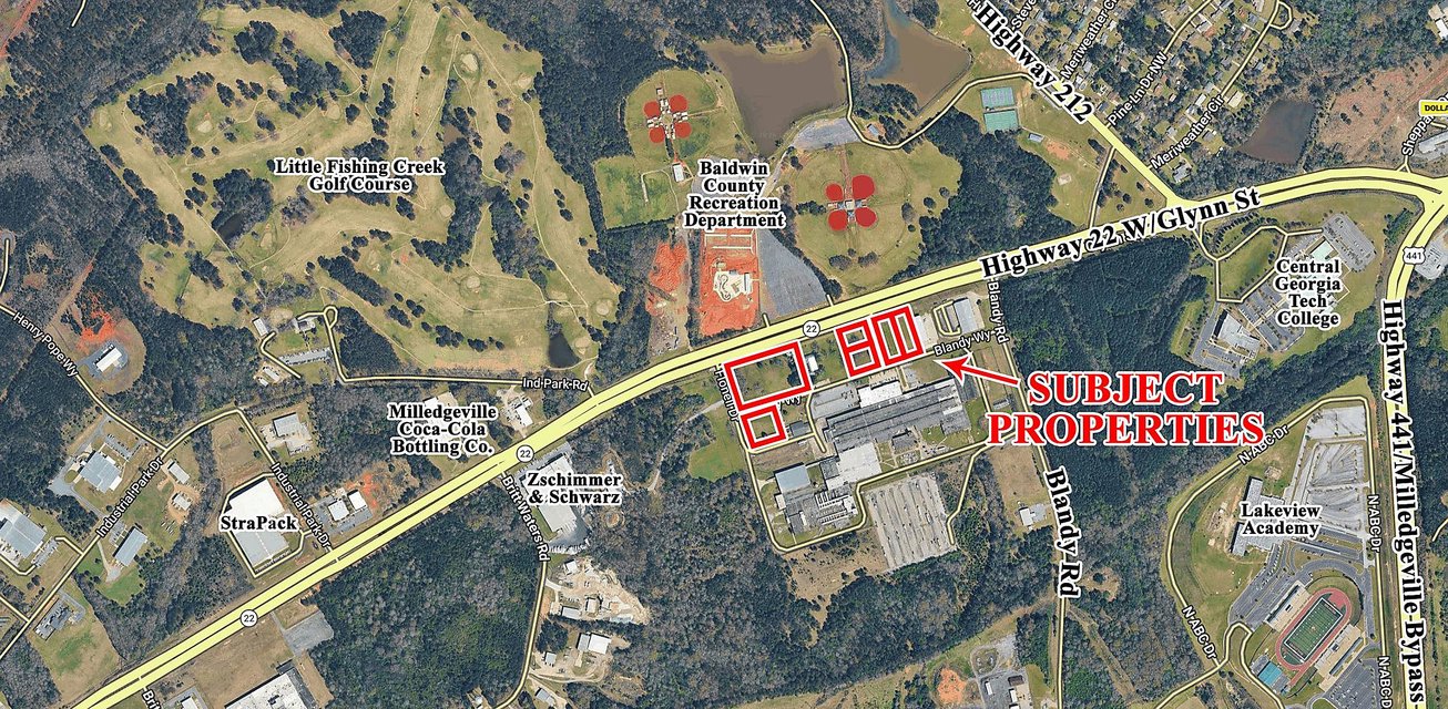 54 - 66 Highway 22 W and 261 Blandy Way
Milledgeville, Milledgeville, GA, For Sale, Image-1