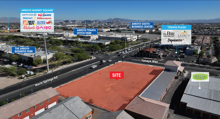 W-SWC Warm Springs Rd & Tenaya Way, Las Vegas, NV, For Lease, Image-1