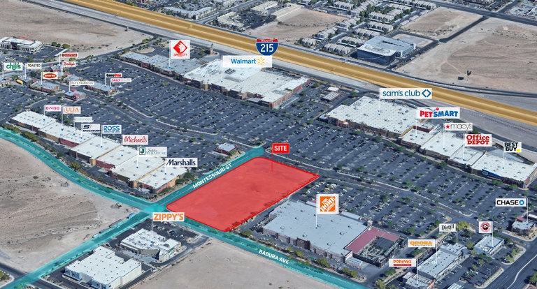 NEC Badura Ave & Montessouri St, Las Vegas, NV, For Lease, Image-1