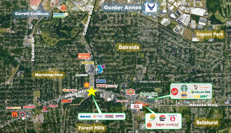 3416 Atlanta Highway, Montgomery, AL, For Lease, Image-1