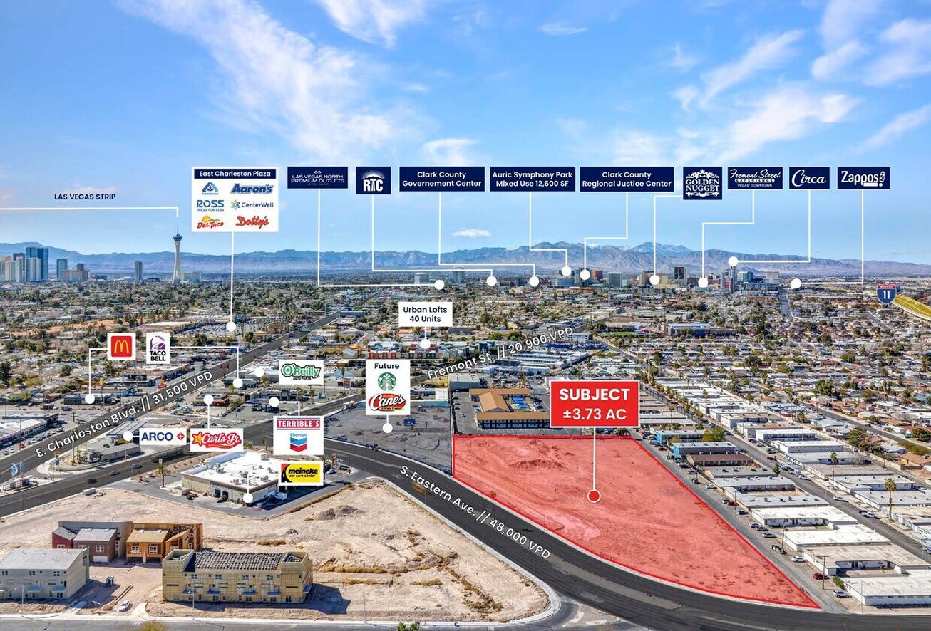 Northwest Corner of Eastern Avenue & Fremont Street Land/Development