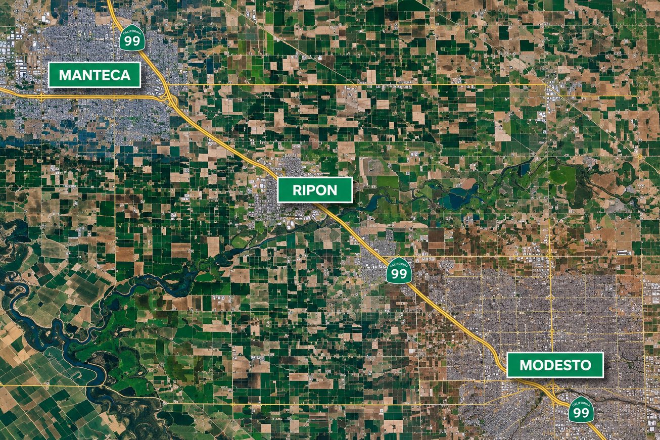 Intersection of Jack Tone Road and Santos Avenue, Ripon, CA, For Sale, Image-1