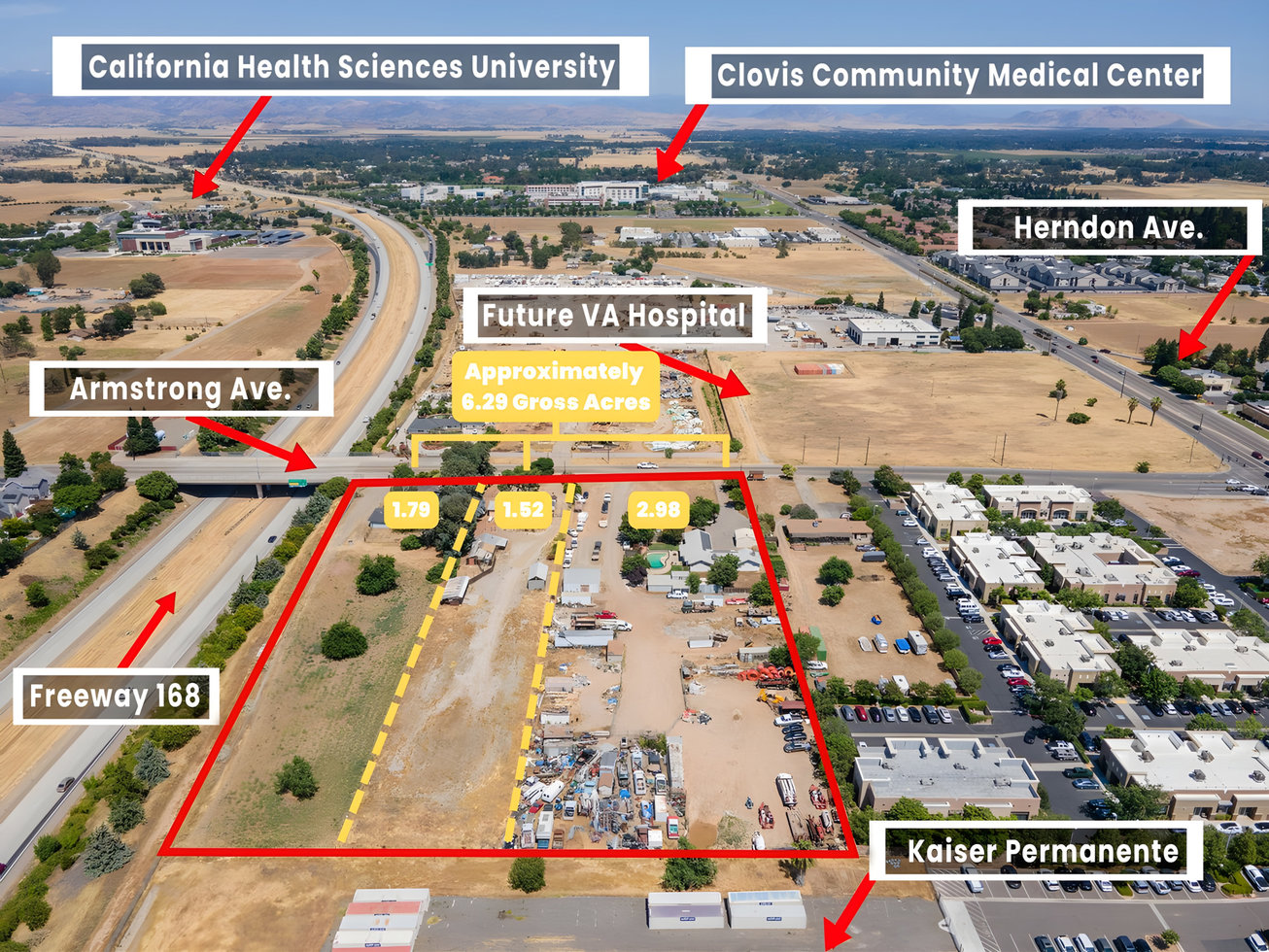 W of Armstrong Ave between Alluvial Ave & Herndon Ave, Clovis, CA, For Sale, Image-1