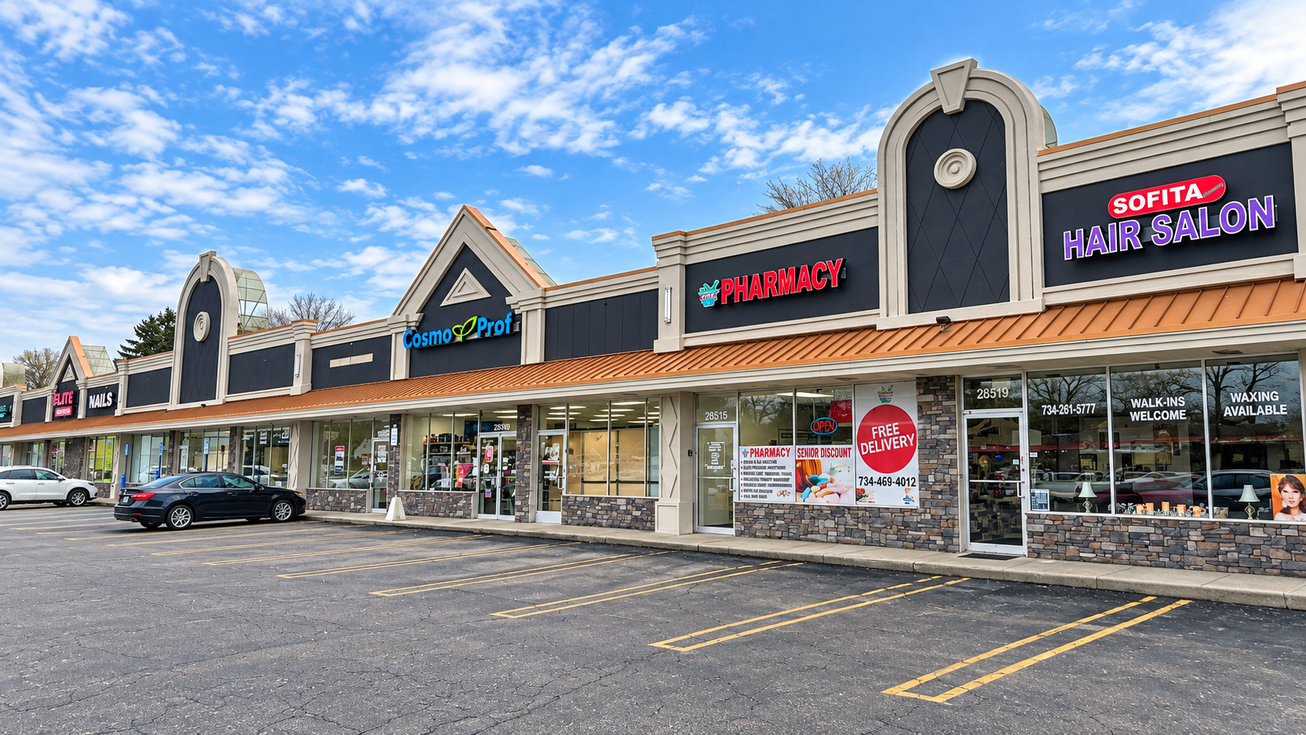 28423–28519 5 Mile Rd Retail