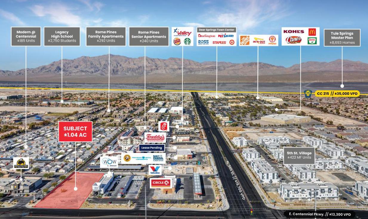 NWC Centennial Pkwy. & N. 5th Street, North Las Vegas, NV, For Sale, Image-1