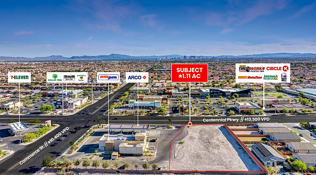 NWC Centennial Pkwy. and Commerce St., North Las Vegas, NV, For Sale, Image-1