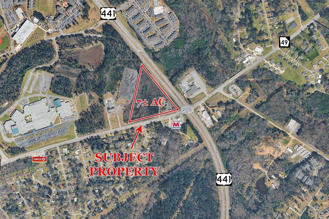 GA Hwy 49 & US 441 Bypass, Milledgeville, GA, For Sale, Image-1
