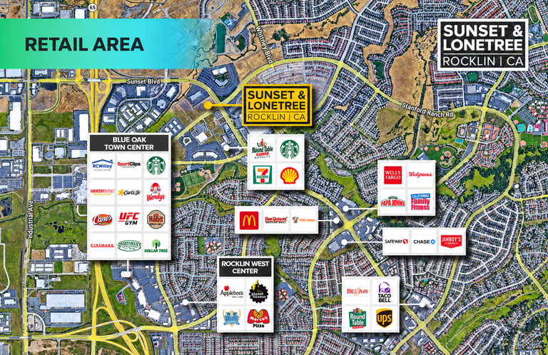 NWC Sunset Blvd, Rocklin, CA, For Lease, Image-2