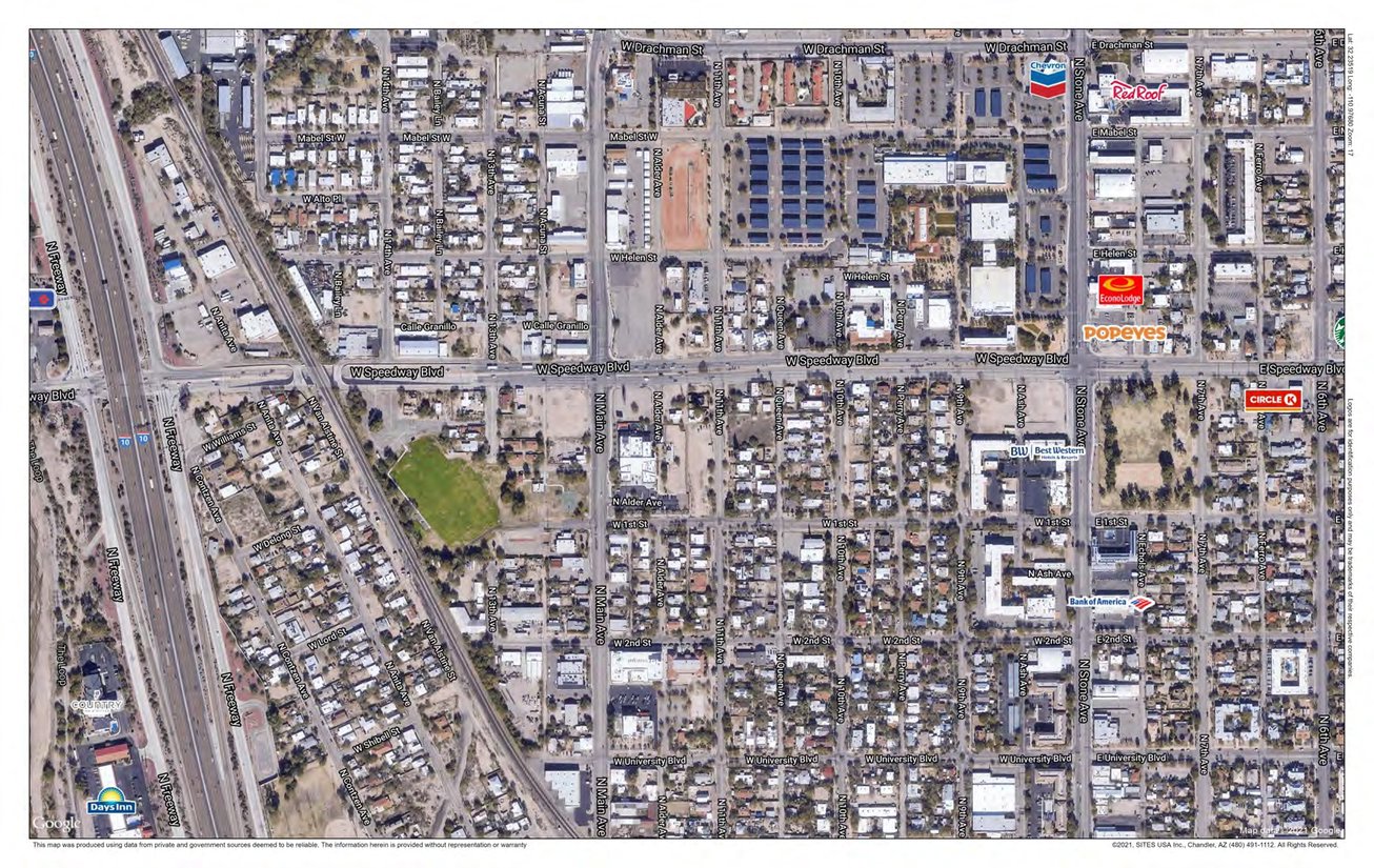SWC Speedway Blvd & Main Ave Land/Development