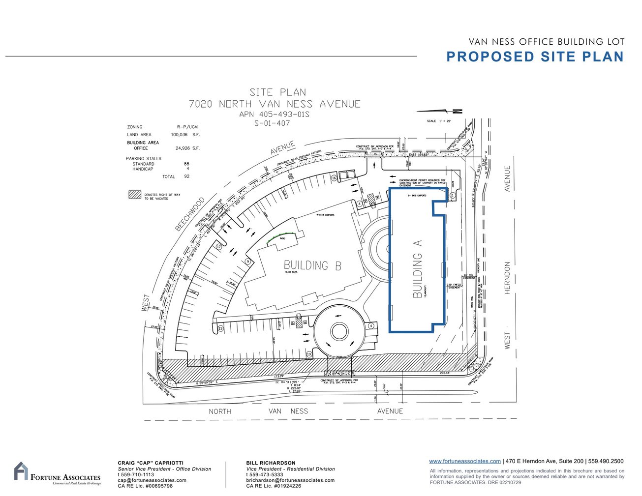 NEC Herndon Ave & Van Ness Blvd, Fresno, CA, For Sale, Image-2