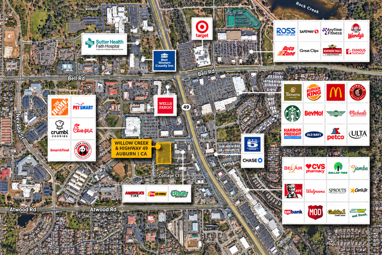 SWQ of Willow Creek Dr & Highway 49, Auburn, CA, For Lease, Image-3